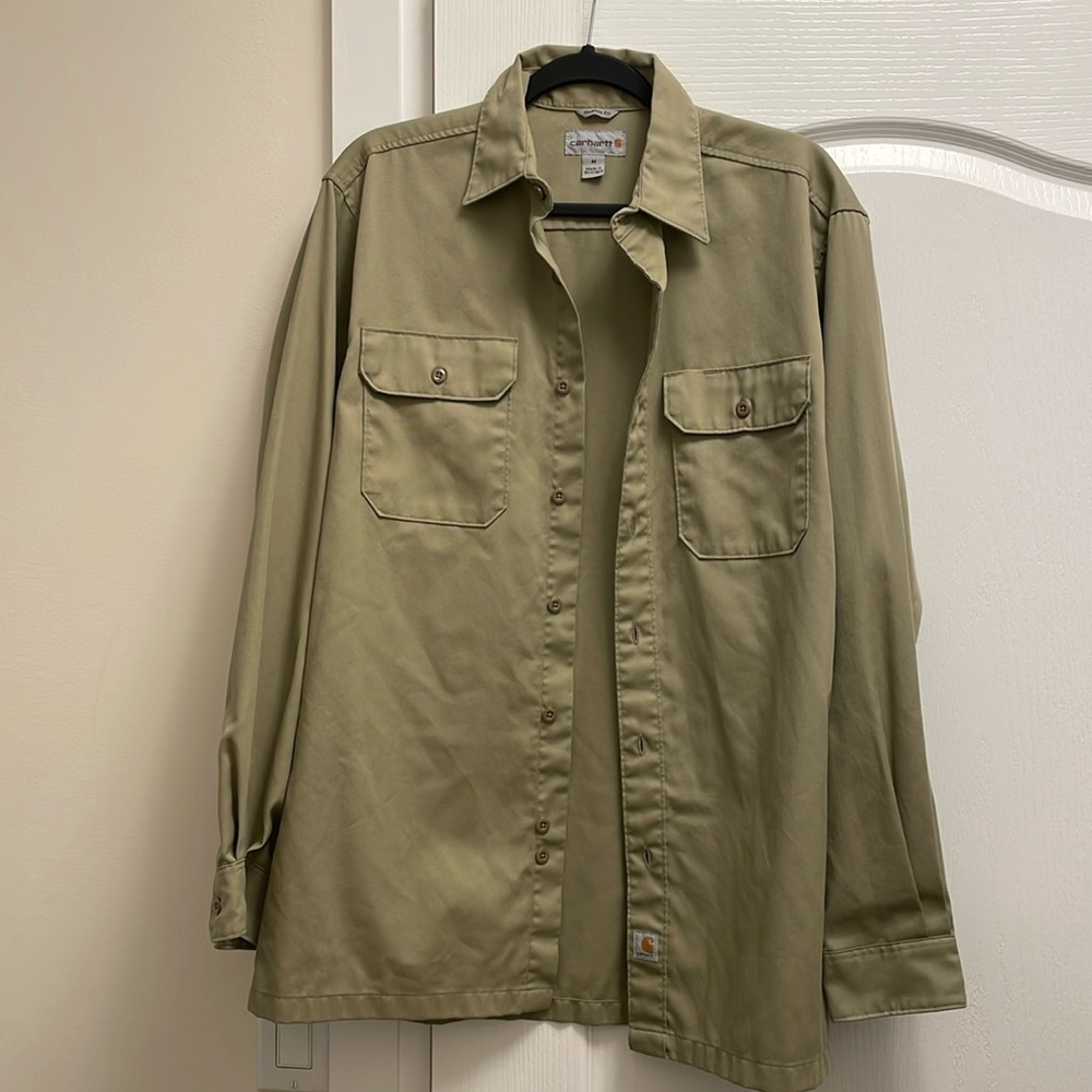 Carhartt relaxed fit button up shirt